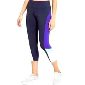 Athleta Colorblock Sonar Capri Leggings sz S
